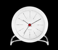 Arne Jacobsen Clocks Bankers Bordur Ø11 cm hvit