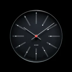 Arne Jacobsen Clocks Bankers Veggur Ø29 cm sort