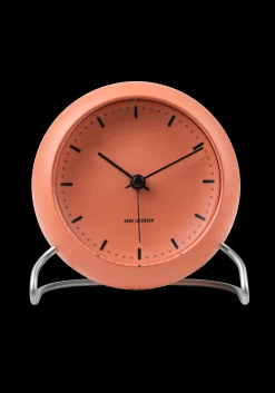 Arne Jacobsen Clocks City Hall Bordur Ø11 cm pale orange