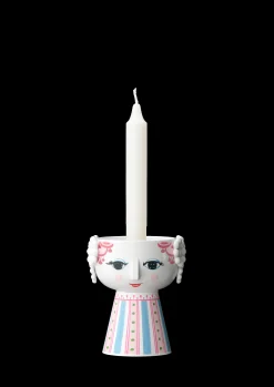 Bjørn Wiinblad Eva Lysestake H9.5 cm pink - Kjøp nå