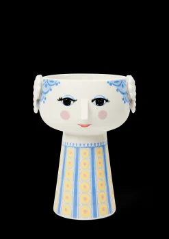 Bjørn Wiinblad Eva Vase H18.5 cm blå - Kjøb her