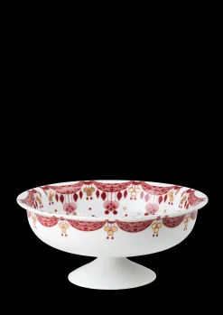 Bjørn Wiinblad Guirlande Skål med stett Ø20 cm rød