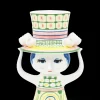 Bjørn Wiinblad Lady with hat Vase H24.5 cm grønn - Kjøp nå