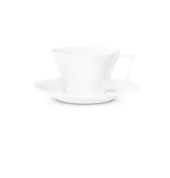 GC Tekopp med skål 10 års bruddgaranti. 28 cl hvit