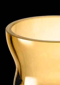 Holmegaard Calabas Telyslykt Ø8.5 cm amber