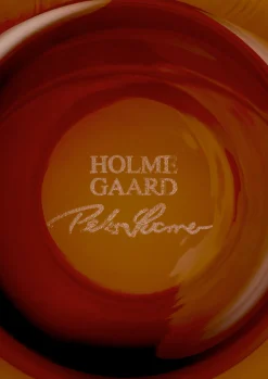 Holmegaard Calabas Vase Duo H21 burgundy/amber