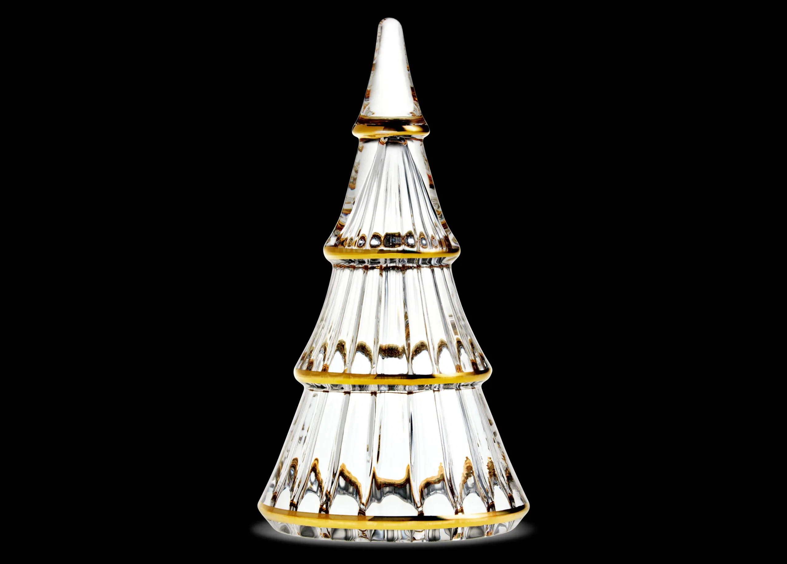 Holmegaard Fairytales Juletre xlarge klar med gull