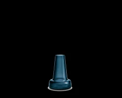 Holmegaard Flora Vase lang hals H12 mørk blå