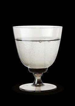 Holmegaard Flow Glass med stett 35 cl smoke - Kjøp her
