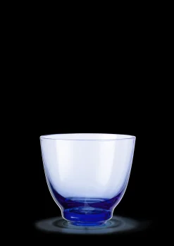 Holmegaard Flow Vannglass 35 cl mørk blå - Kjøp nå