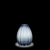 Holmegaard 2Lip Vase H34 mørk blå