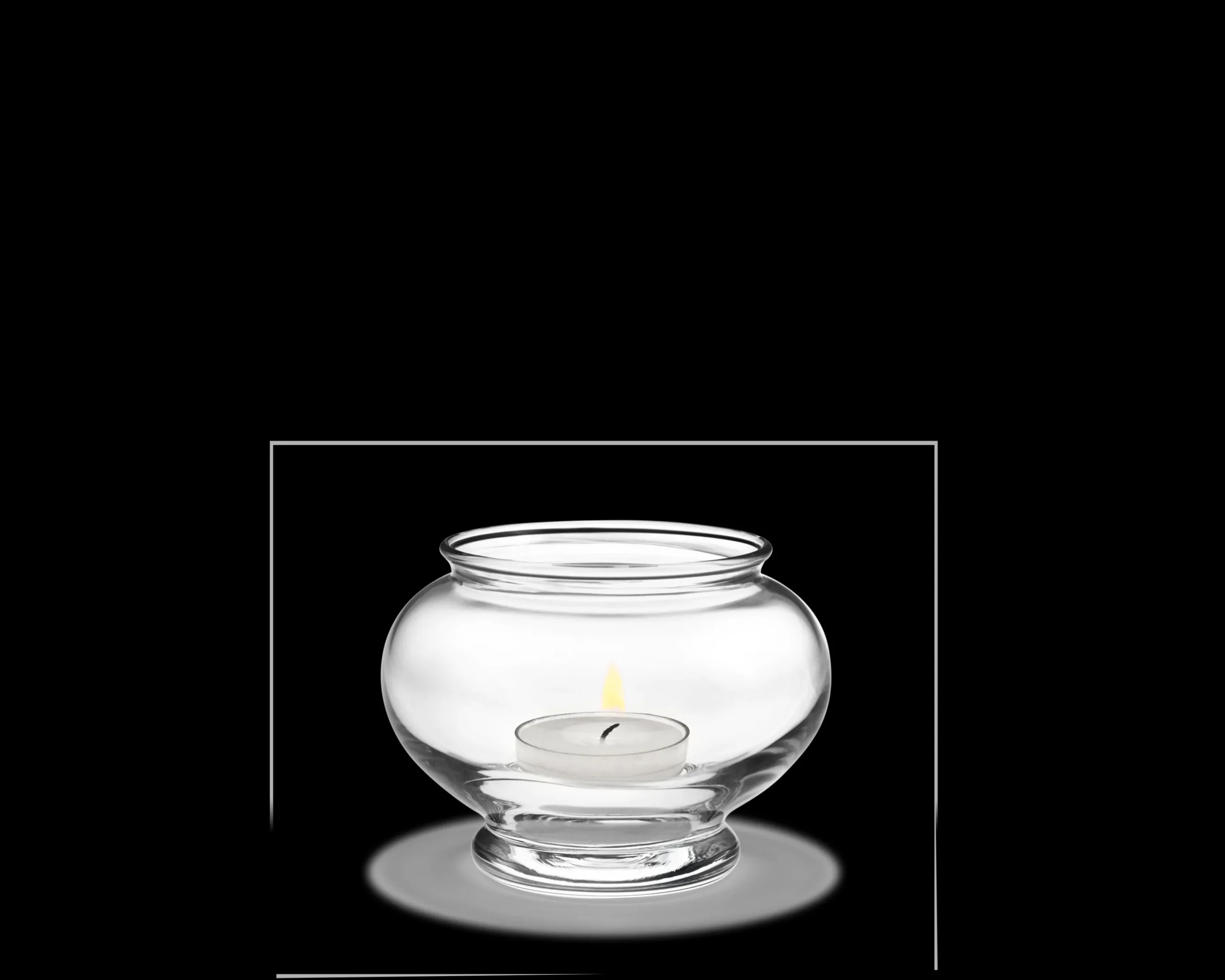 Holmegaard Old English Telyslykt Ø9 cm klar