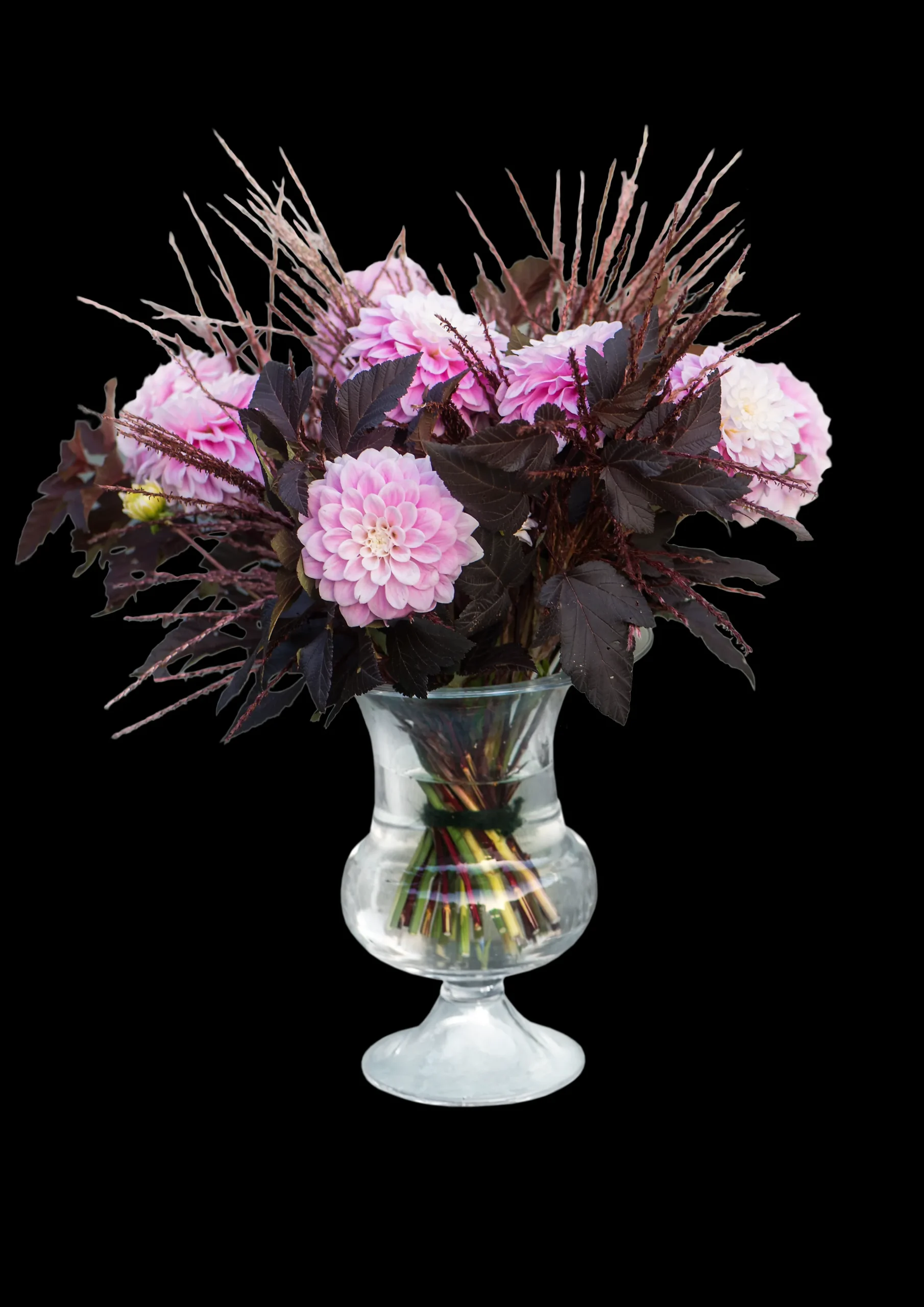 Holmegaard Old English Vase H24 klar