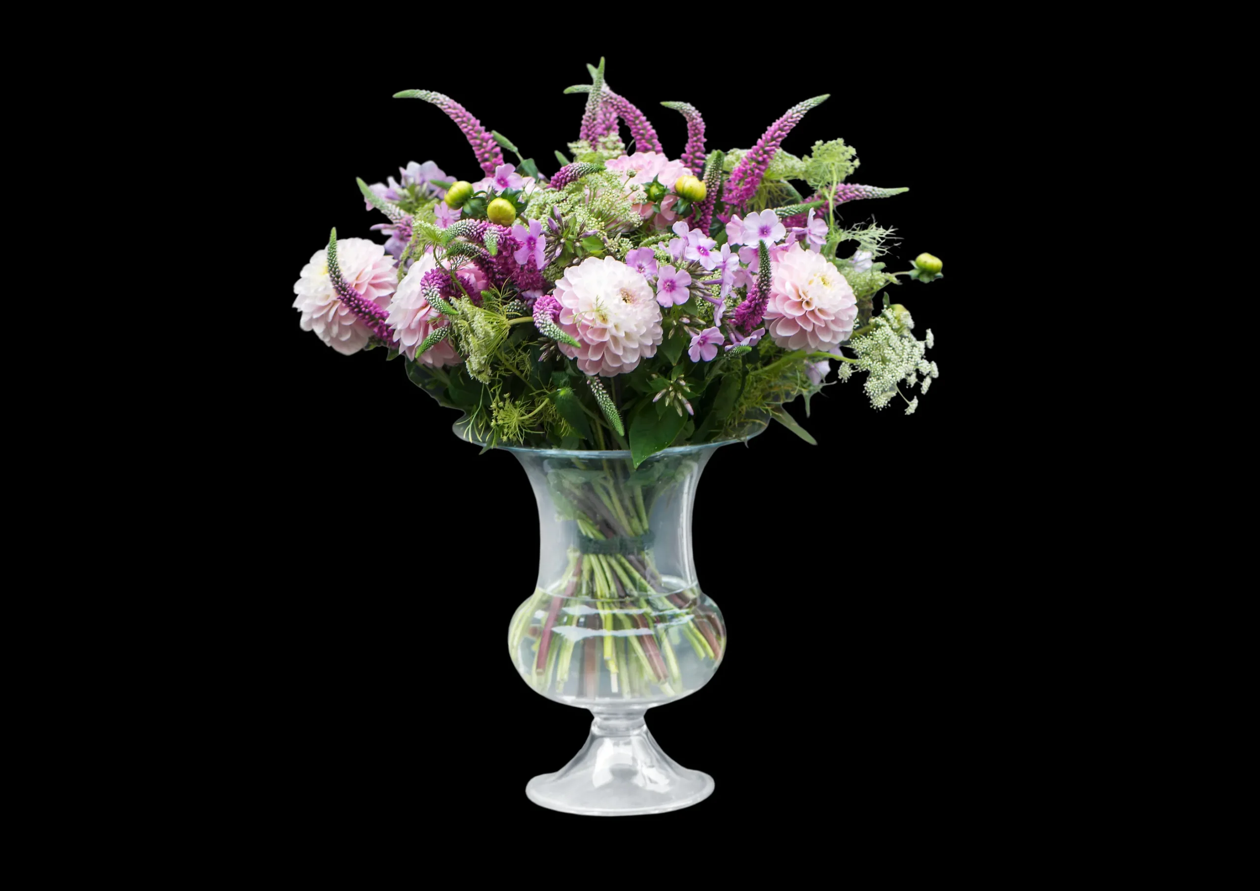 Holmegaard Old English Vase H24 klar