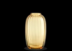 Holmegaard Primula Vase H25.5 amber