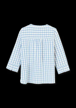 JUNA Bæk&Bølge Irene shirt XS lys blå/hvit
