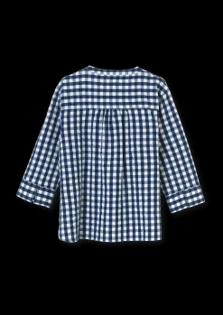 JUNA Bæk&Bølge Irene shirt XS mørk blå/hvit