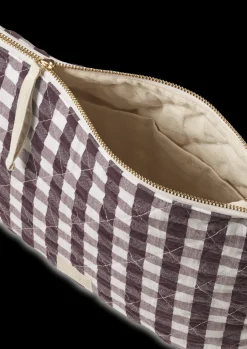 JUNA Bæk&Bølge Karla Toalettmappe Chocolate/Hvit – Rosendahl.com