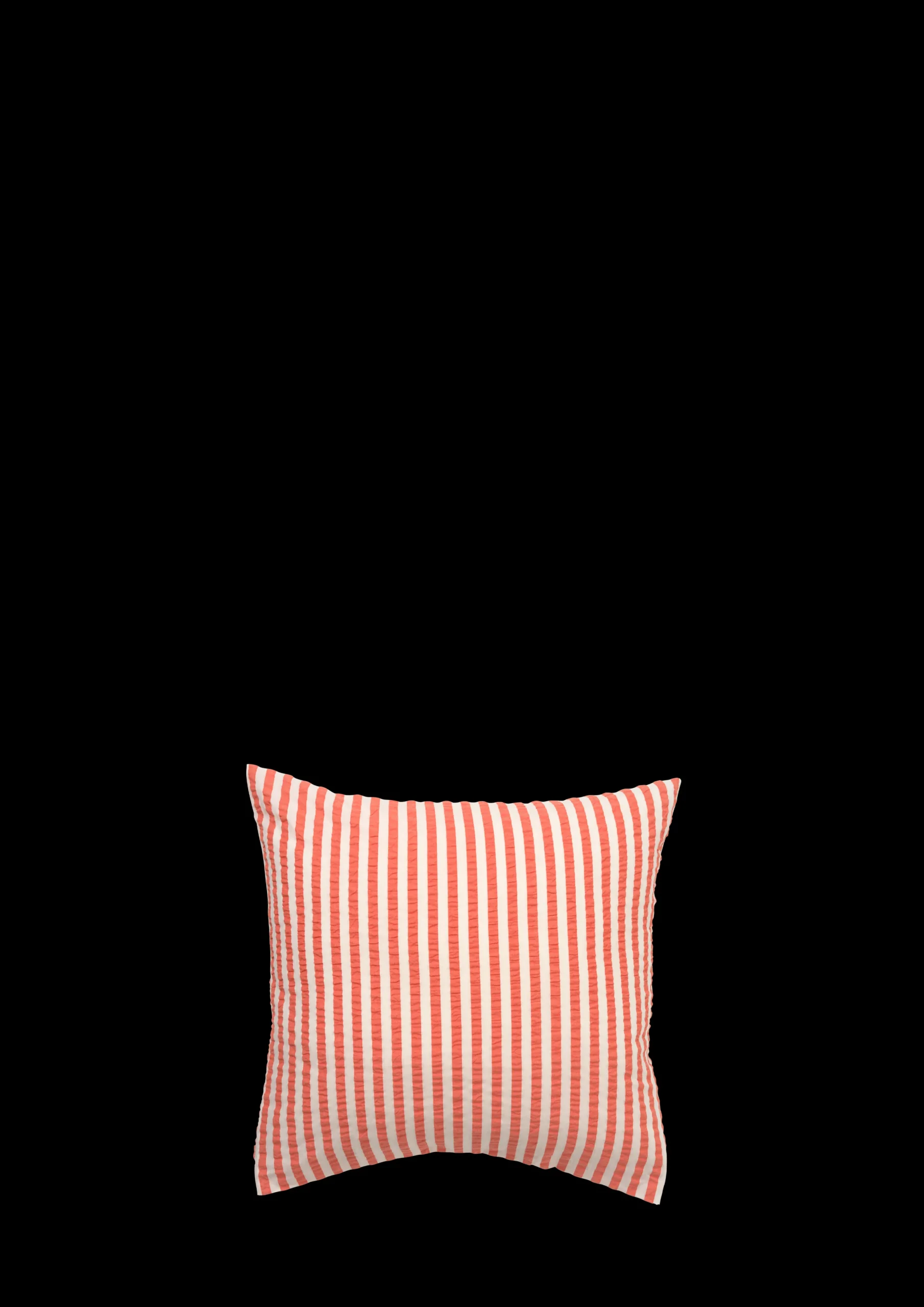 JUNA Bæk&Bølge Lines Putetrekk 63x60 cm chili/bjørk DK