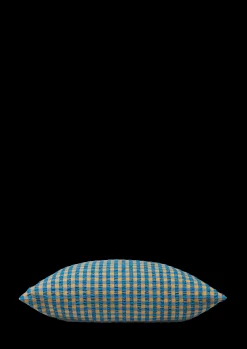 JUNA Bæk&Bølge Putetrekk 70x50 cm blå/oker NO