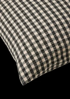 JUNA Bæk&Bølge Putetrekk 60x50 cm svart/sand SE - Kjøp her