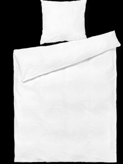 JUNA Bæk&Bølge Sengetøy 140x200 cm hvit/hvit NO