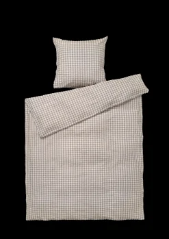 JUNA Bæk&Bølge Sengetøy 150x210 cm grå/bjørk SE