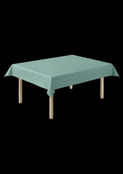 JUNA Brick Damaskduk 150x270 cm turkis