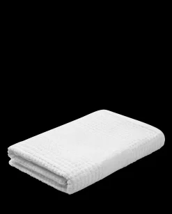 JUNA Check Håndkle 70x140 cm hvit