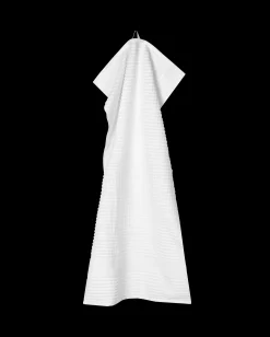 JUNA Check Håndkle 50x100 cm hvit