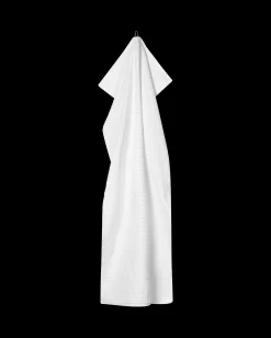 JUNA Check Håndkle 70x140 cm hvit