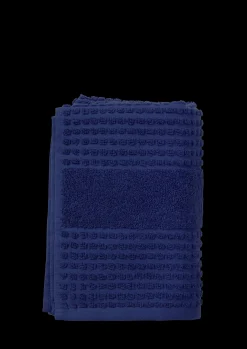 JUNA Check Håndkle 50x100 cm marineblå