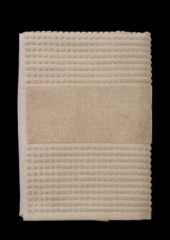 JUNA Check Håndkle 70x140 cm sand
