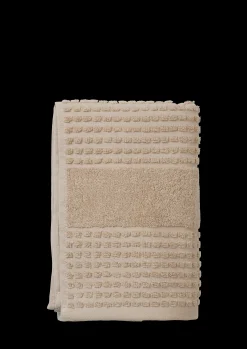 JUNA Check Håndkle 50x100 cm sand
