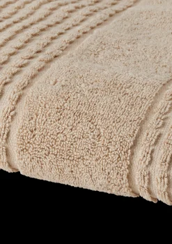 JUNA Check Håndkle 50x100 cm sand