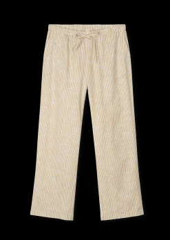 JUNA Monochrome Lines Barbara pants XS oker/hvit