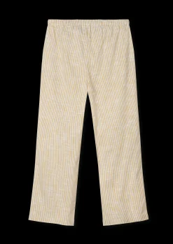 JUNA Monochrome Lines Barbara pants XS oker/hvit
