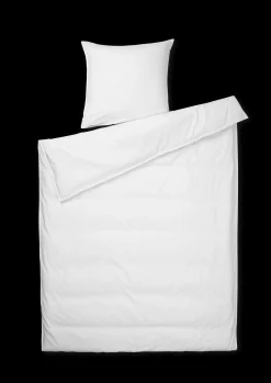 JUNA Monochrome Sengetøy 140x200 cm hvit NO