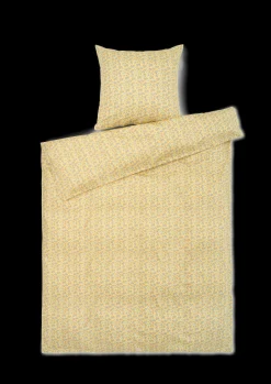 JUNA Pleasantly Sengetøy 140x220 cm gul NO