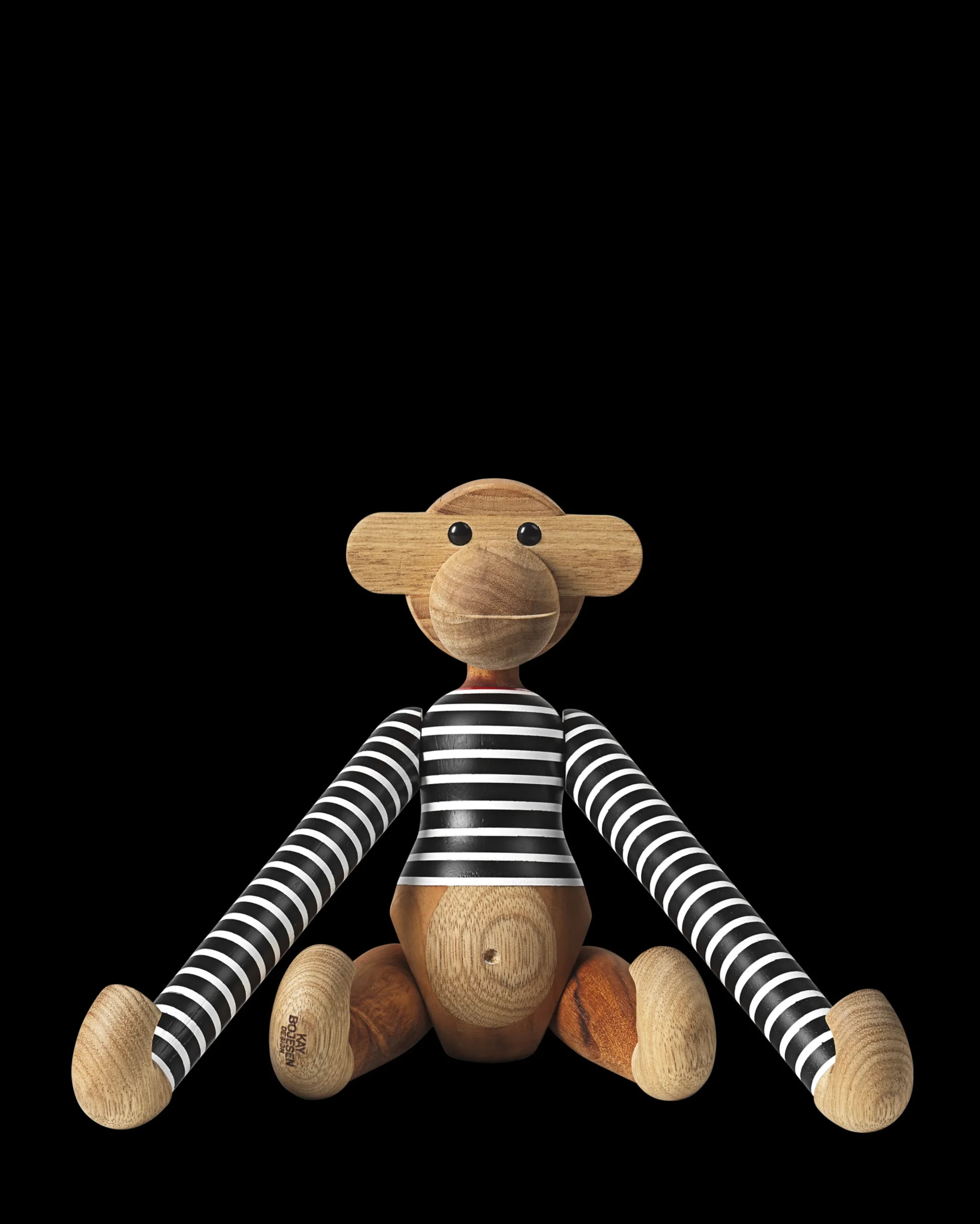 Kay Bojesen Ape x Nørgaard paa Strøget medium sort/hvit