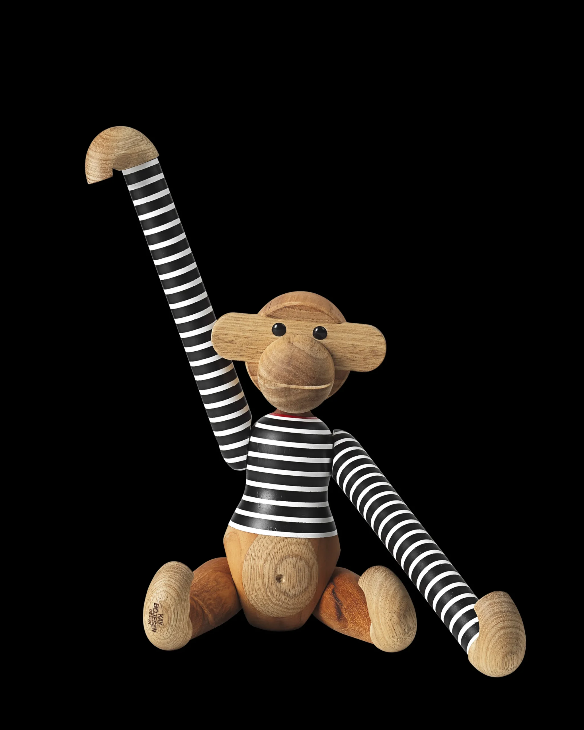 Kay Bojesen Ape x Nørgaard paa Strøget medium sort/hvit