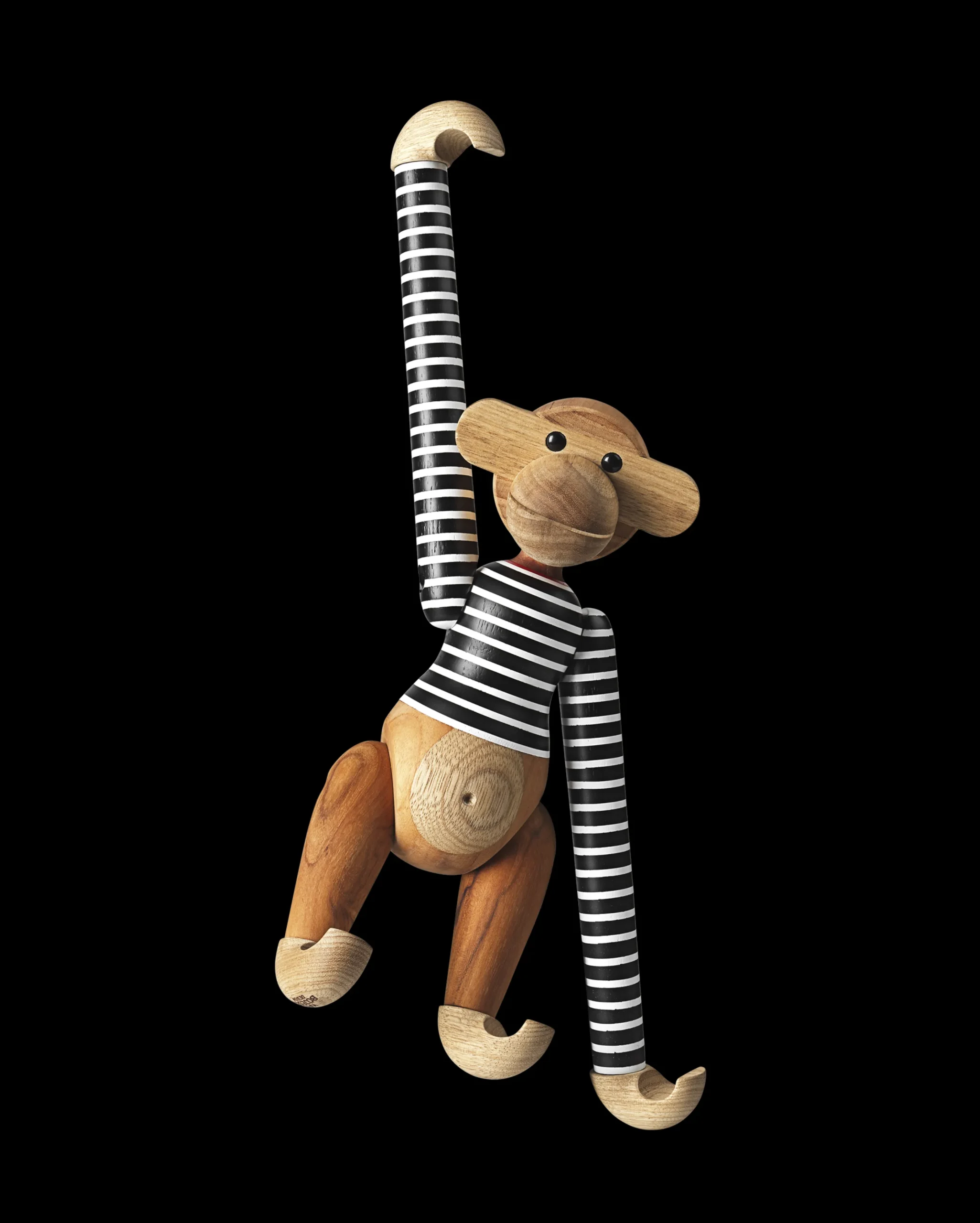 Kay Bojesen Ape x Nørgaard paa Strøget medium sort/hvit