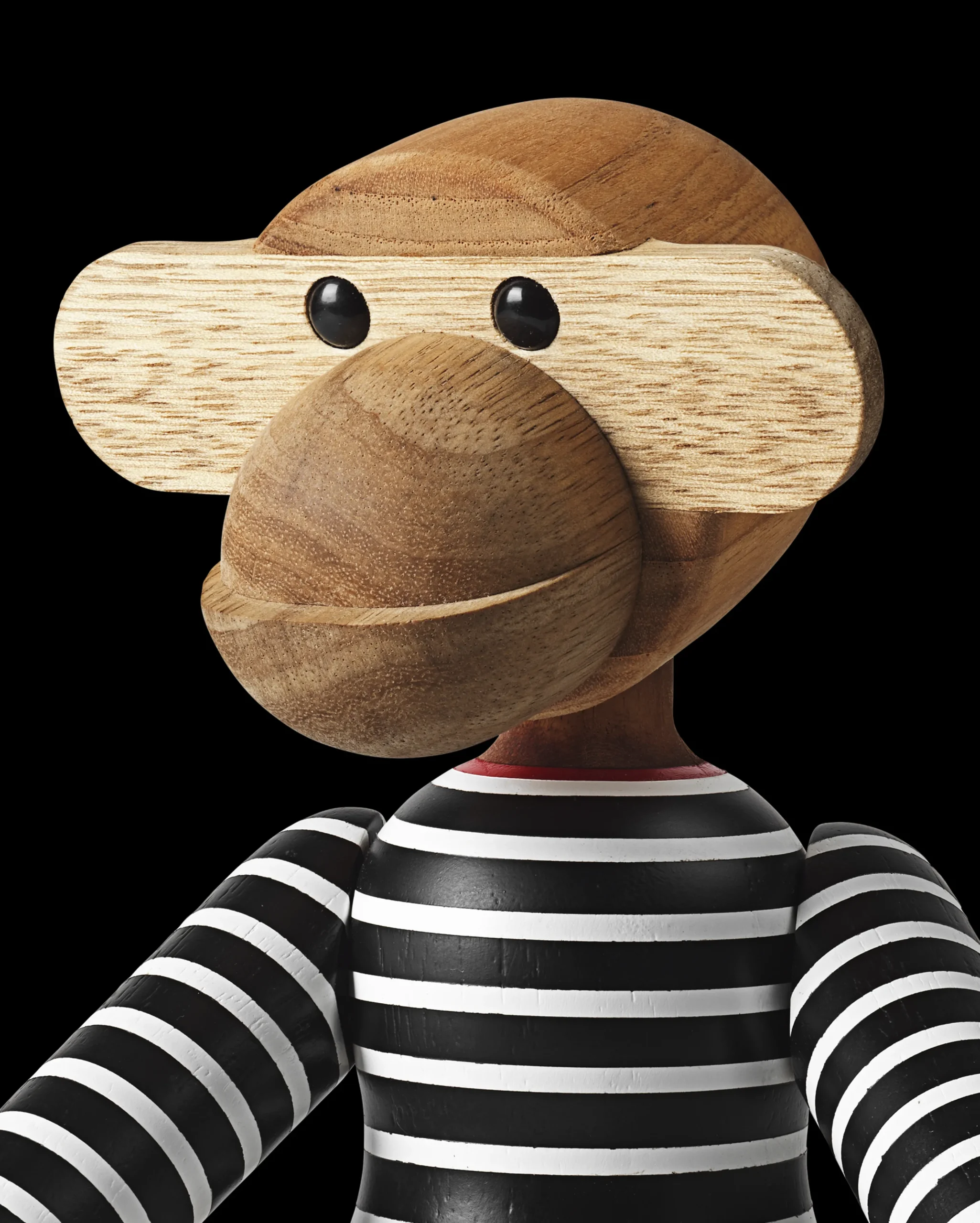 Kay Bojesen Ape x Nørgaard paa Strøget medium sort/hvit