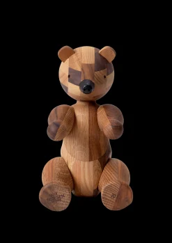 Kay Bojesen Bjørn Reworked Anniversary medium mixed wood