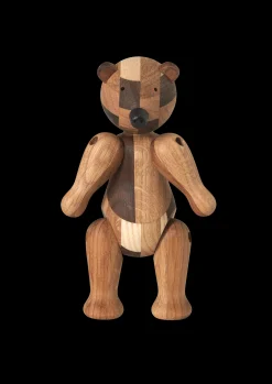 Kay Bojesen Bjørn Reworked Anniversary liten mixed wood