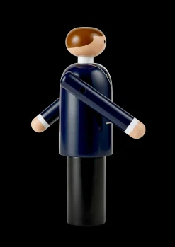 Kay Bojesen Groom Groom H18 cm blå/sort/hvid - Kjøb her