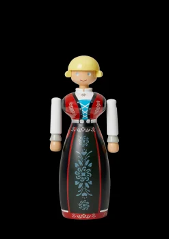 Kay Bojesen Norsk Bunad Kvinne sort/rød/hvit - Kjøb her