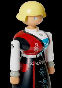 Kay Bojesen Norsk Bunad Kvinne sort/rød/hvit - Kjøb her