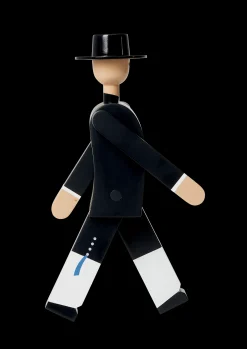 Kay Bojesen Norsk Bunad Mann sort/rød/hvit - Kjøb her