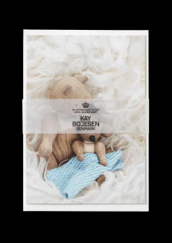 Kay Bojesen Postcard Baptism, blue A6 lys blå 1 stk.